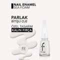 Flormar Nail Enamel Polish Metallic Glossy Finish 412