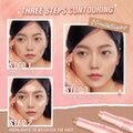 Pink Flash Dual-Ended Contour & Highlighter Stick, Cream, HS02