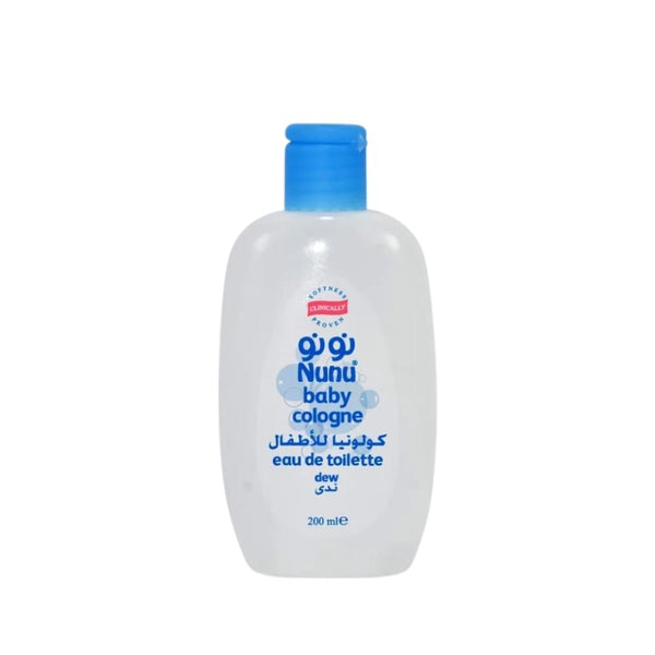 Nunu Baby Cologne with Mild Scent for Freshness, 200ml