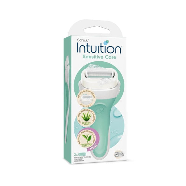 Schick Intuition Razor with Aloe Vera and Vitamin E, 2 Count