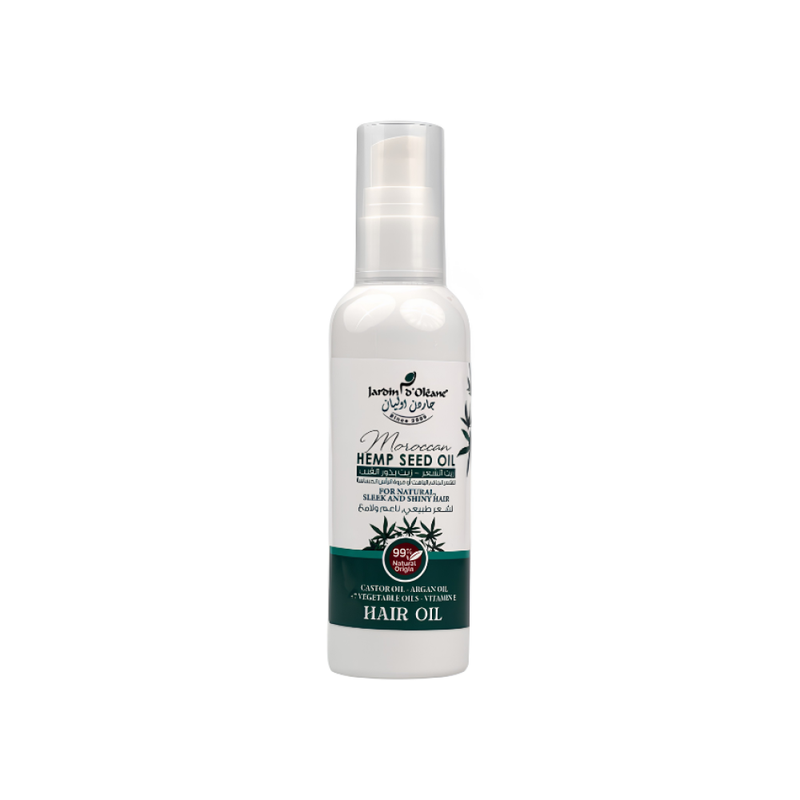 Hair Oil for Frizz Control Nourishing Hemp Seed Oil Garden Olean 100ml