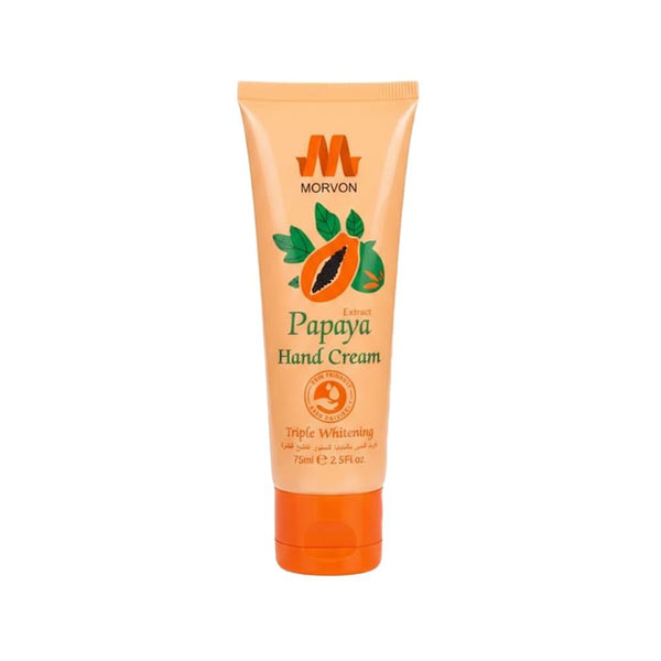 Hand Cream for Dry Skin Papaya Brightening Morvon 75ml