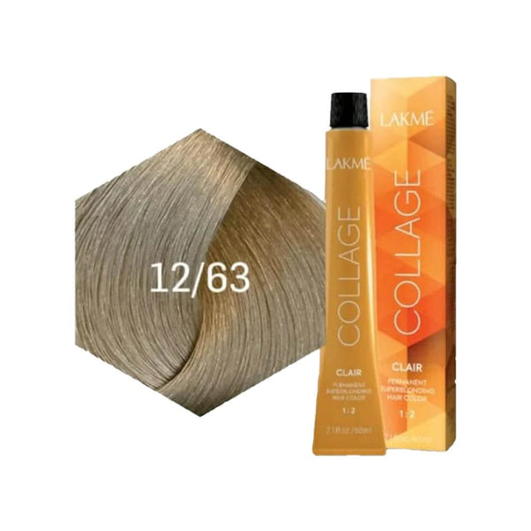 Permanent Hair Dye Super Golden Chestnut Blonde Lakme Collage 12/63