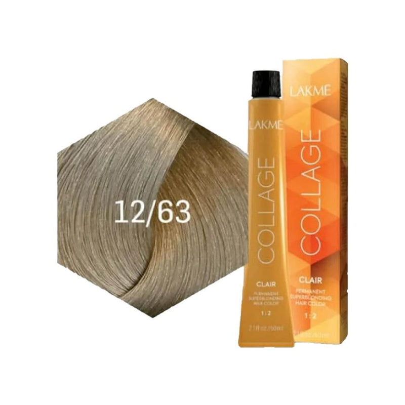 Permanent Hair Dye Super Golden Chestnut Blonde Lakme Collage 12/63
