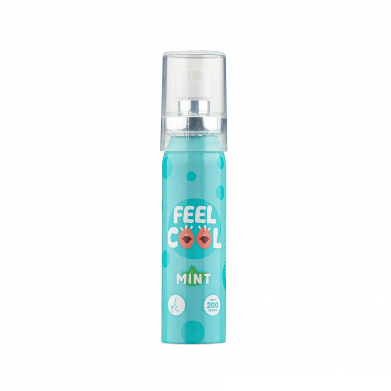 Feel Cool Mint Mouth Freshener Spray, Long-Lasting Freshness, 200 Sprays
