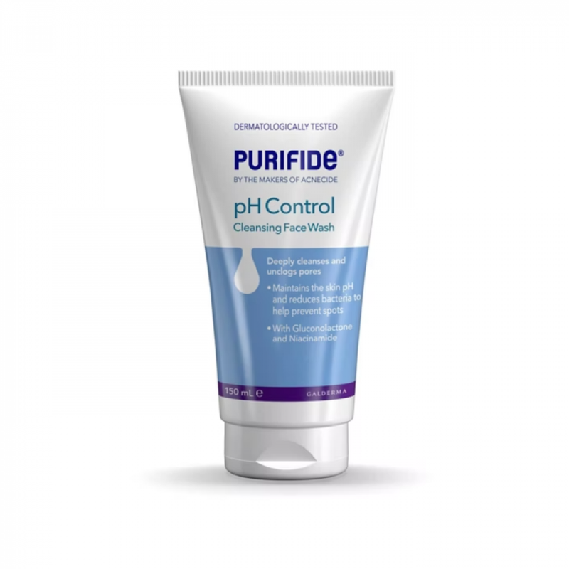 pH Control Face Wash Foaming Gel Cleanser Purefade 150ml