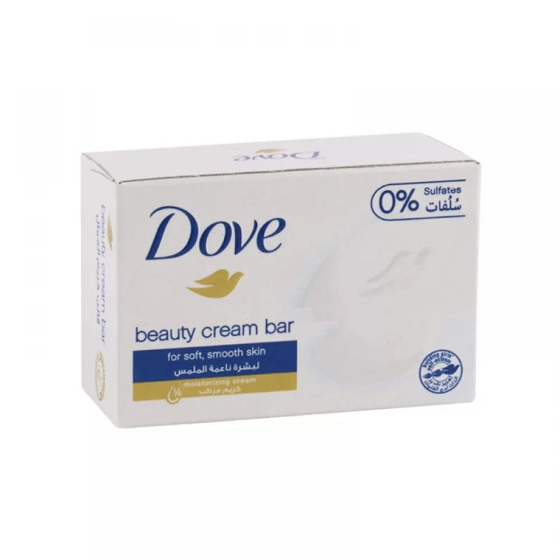 Dove Beauty Cream Bar, Moisturizing Cleansing Soap, 75g