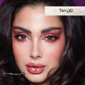 Top Rated Colored Contact Lenses Zainab Alwan Tan Amara 2 Pack