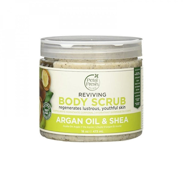 Best Exfoliating Body Scrub Argan Oil Moisturising Petal Fresh 473ml
