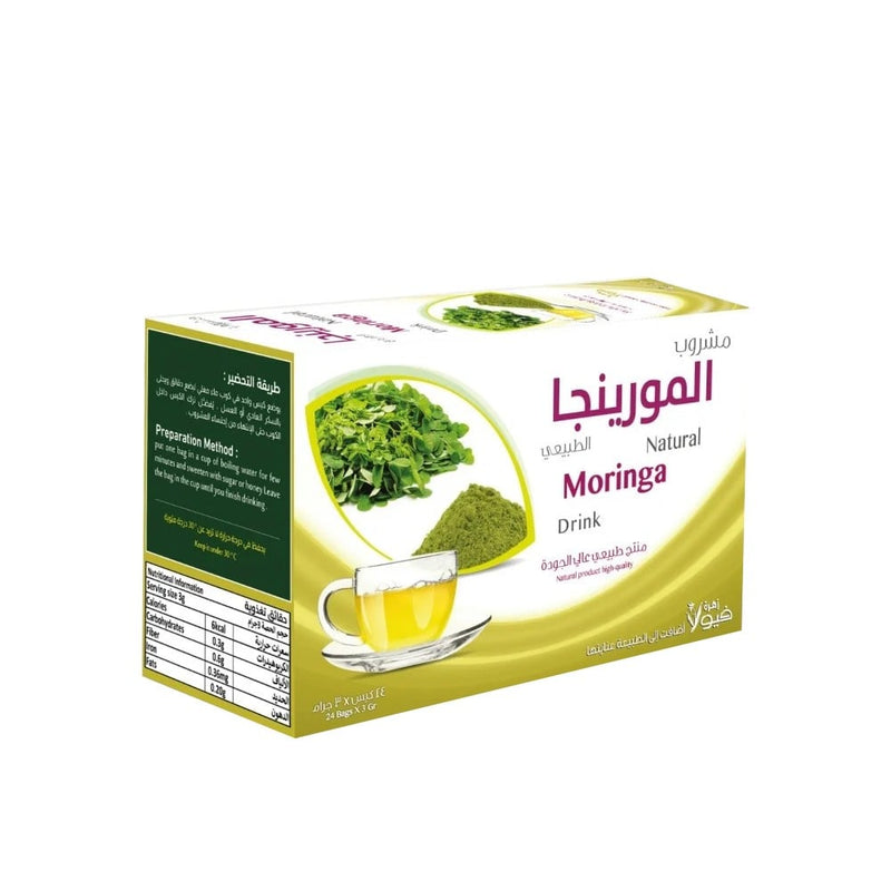 Shop Herbal Tea Natural Moringa Infusion Energy and Immunity Viola 24 Sachets