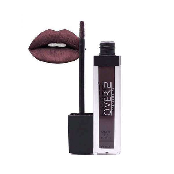 Make Over 22 Matte Lip Gloss NM001, Fluid Texture, 8-Hour Wear
