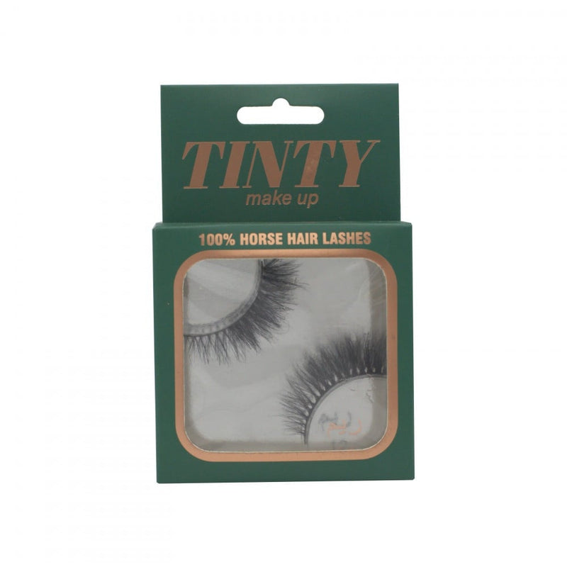 Tinty Horsehair Eyelashes No. 12, Reusable Strip Lashes