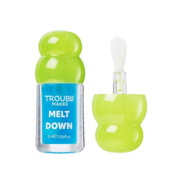 Lip Oil Gloss Moisturising Formula What a Melt Blue Troublemaker 6ml