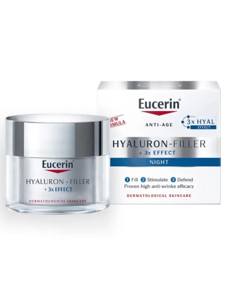 Hyaluronic Acid Night Cream for Dry Skin Eucerin 50ml