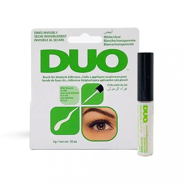 DUO Eyelash Glue White Feather Strong Hold Clear Dry 5g