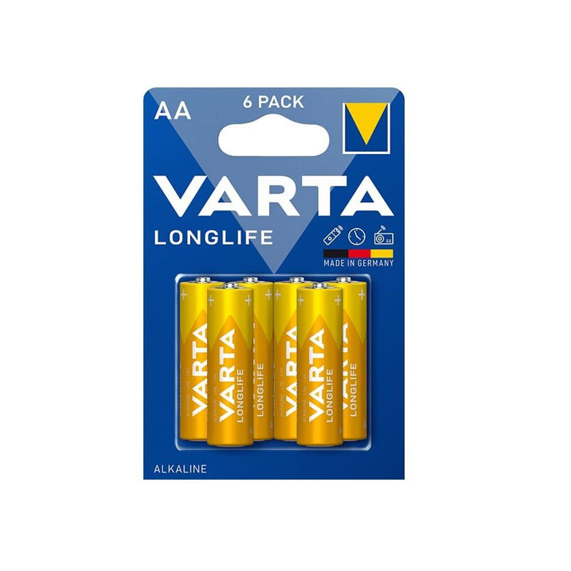 Shop AA Batteries Long Life Alkaline 6-Pack Varta 1.5V