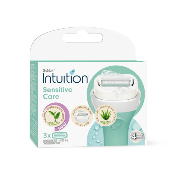 Schick Intuition Aloe Vera & Vitamin E Foaming Razors, 3 Pack
