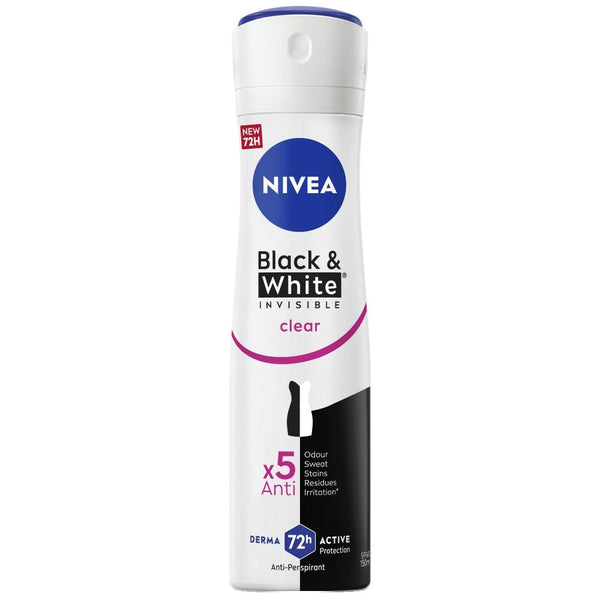 Deodorant Spray For Women Invisible Black & White Nivea 150ml