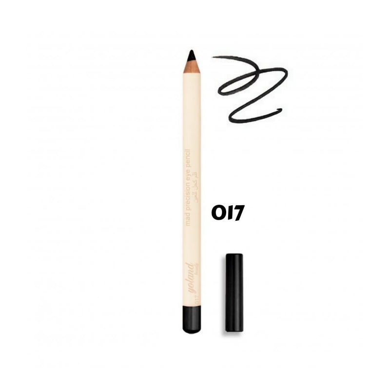 Yolande Beauty Waterproof Eyeliner Pencil Matte Finish 017 Black