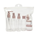 Love Me Beauty Empty Travel Container Set Assorted Sizes Leak-Proof