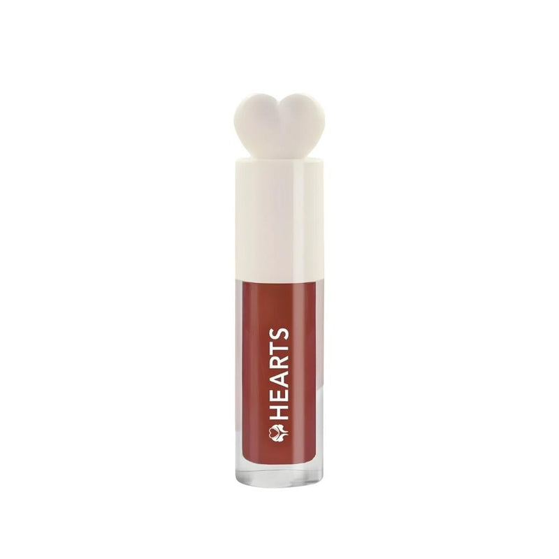 Hearts Lip Gloss 003 Chocolate Plump with Shea Butter & Vitamin E, Cherry Scent