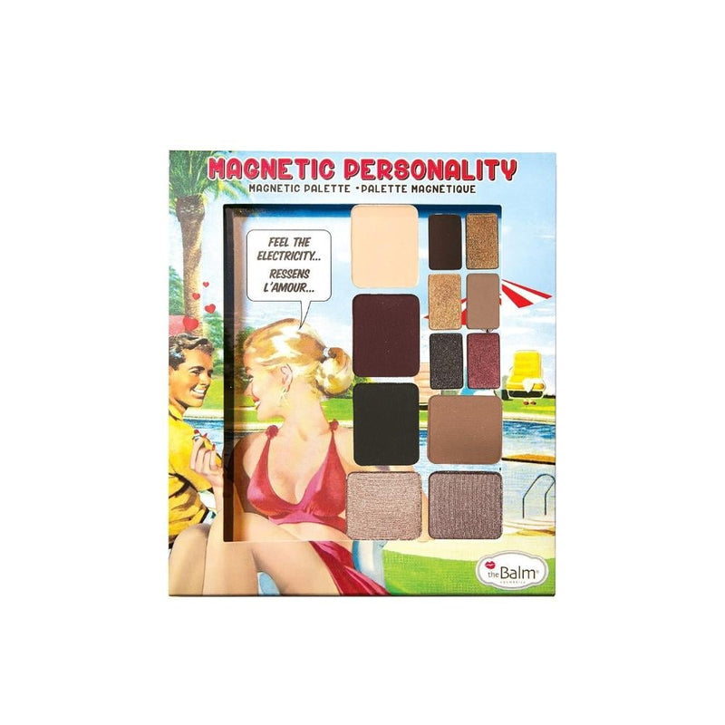The Balm Magnetic Personality Eyeshadow Palette with 12 Matte Shades
