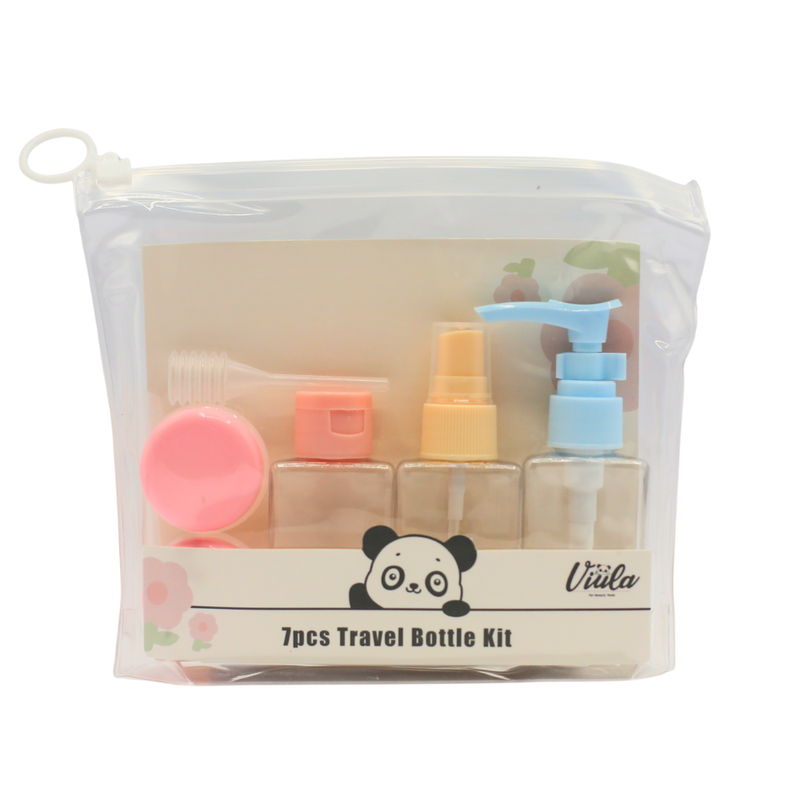 Viola Empty Plastic Travel Container Set, 5-Piece, Leak-Proof