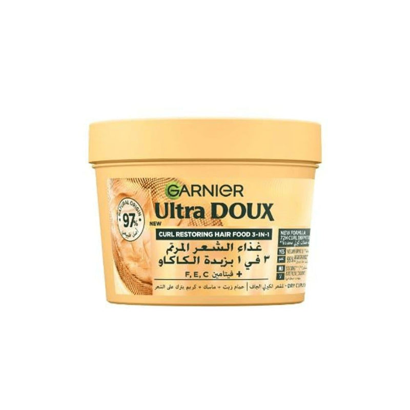 Hair Mask for Curly Hair 3 in 1 Repair Garnier Ultra Doux 390ml