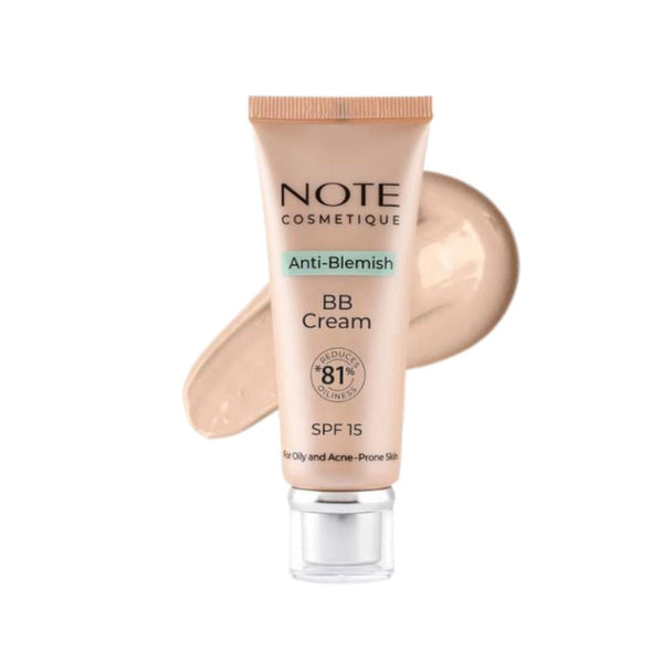 Note BB Cream, Matte Finish, Oil Control, 02 Light Beige