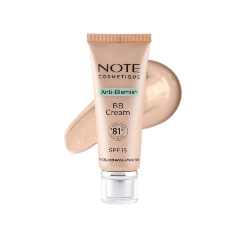 Note BB Cream, Matte Finish, Oil Control, 02 Light Beige