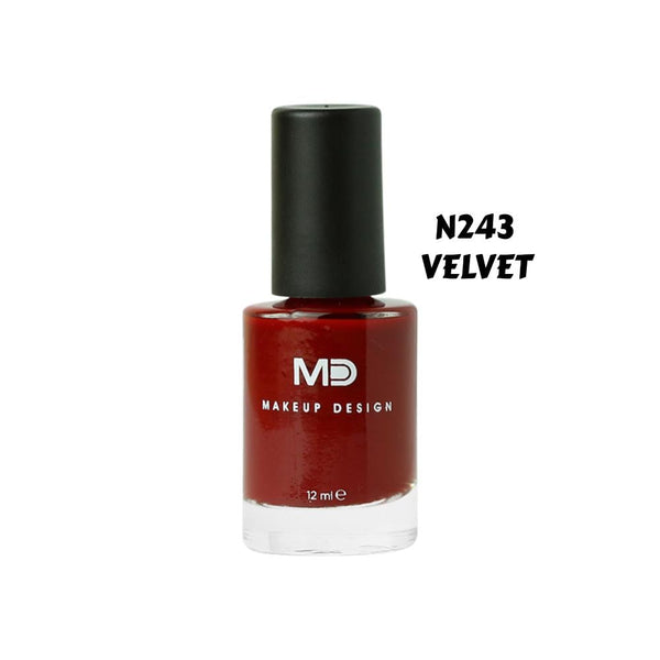 Md Nail Polish N243, Long-Lasting Color, Vibrant Finish, Quick Dry