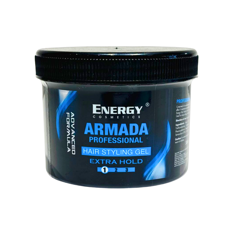 Energy Cosmetics Strong Hold Hair Styling Gel, Residue-Free, 500ml