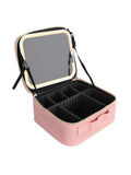 Salon System Makeup Bag with Mirror - Pink