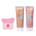 Kara Duo Liquid Highlighter Kit, Face and Body Shimmer, Includes Brush