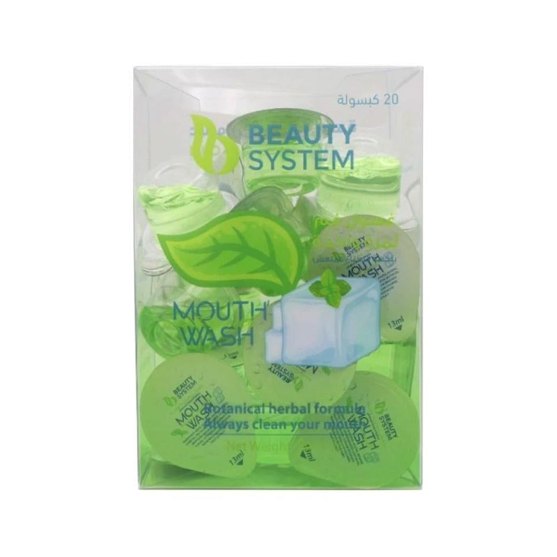 Mint Mouthwash Capsules Fresh Breath Oral Care Beauty System 13ml x 20