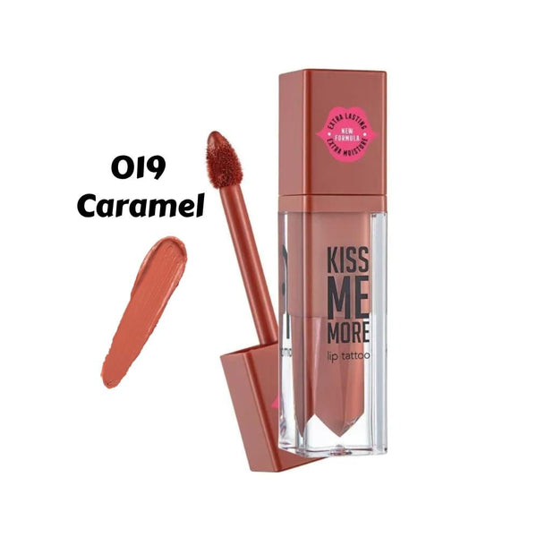 Matte Liquid Lipstick Long-Lasting Caramel Shade Flormar Kiss Me More