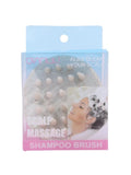 Salon System Massage Brush Shampoo Brush Silicone Bristles Ergonomic