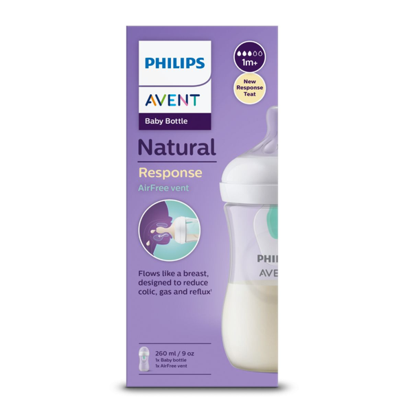 Avent Anti-Colic Baby Bottle with AirFree Vent 260ml 1+ Month