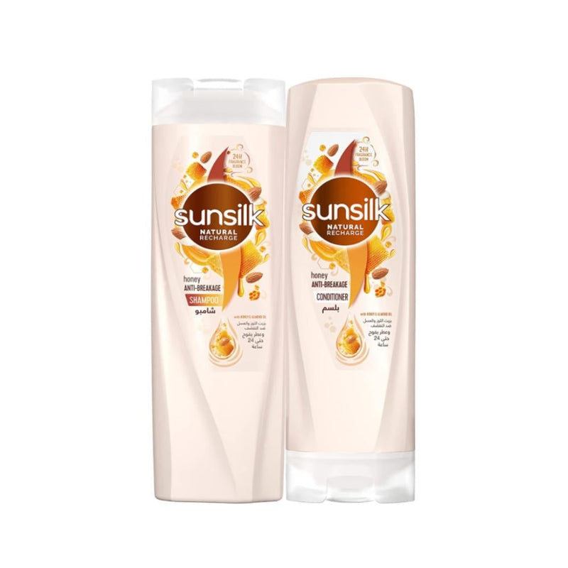 Sunsilk Honey Shampoo and Conditioner Set for Dry Hair, 400ml
