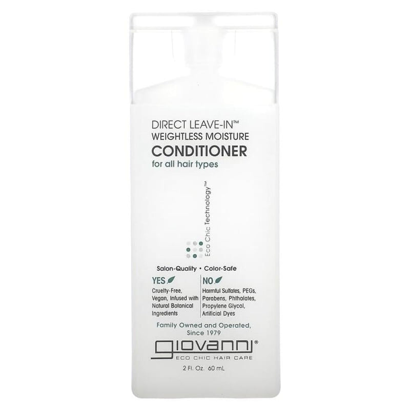 Shea Moisture Leave In Conditioner Weightless Moisture 60ml GIOVANNI
