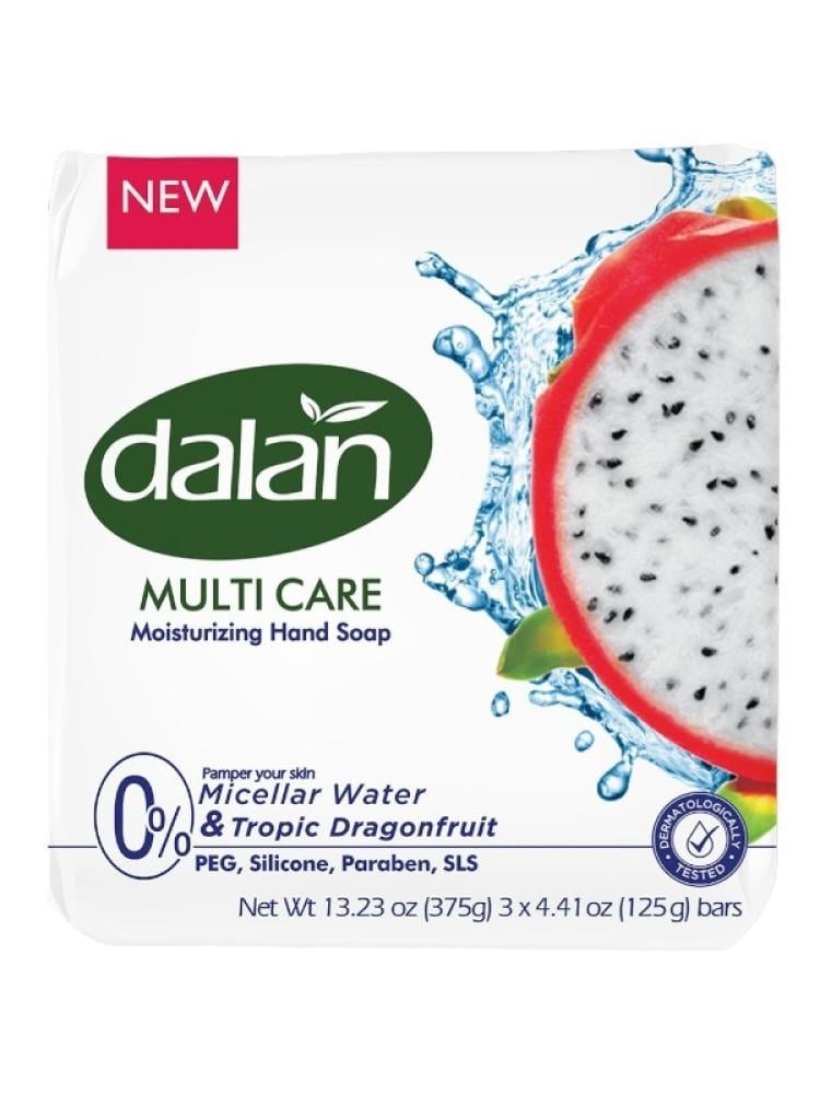 Dalan Multi Care Micellar Water Tropical Dragonfruit Hand Soap 3 x 125g