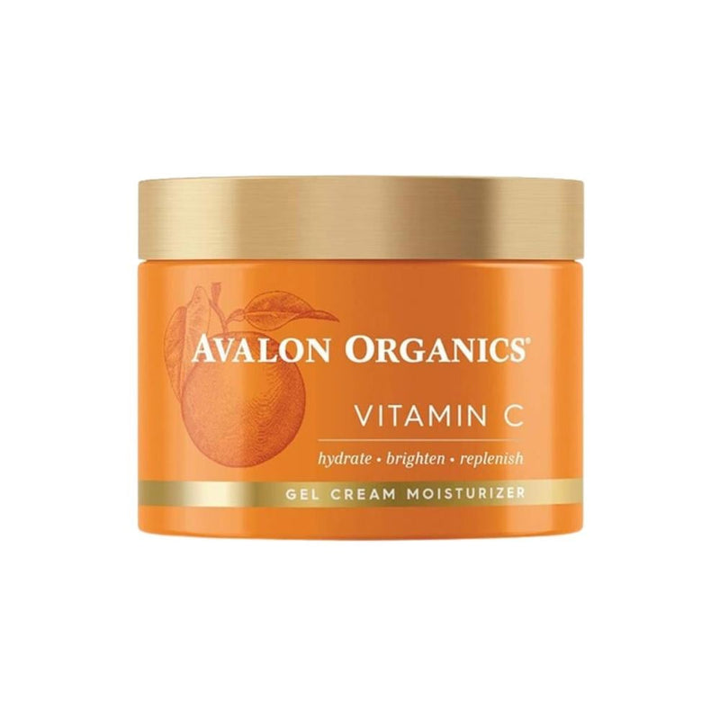 Gel Cream for Oily Skin Vitamin C Moisturizer Lightweight Avalon Organics 48g