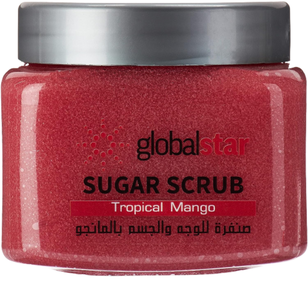 Sugar Body Scrub Tropical Mango Exfoliating Glow Global Star 600ml