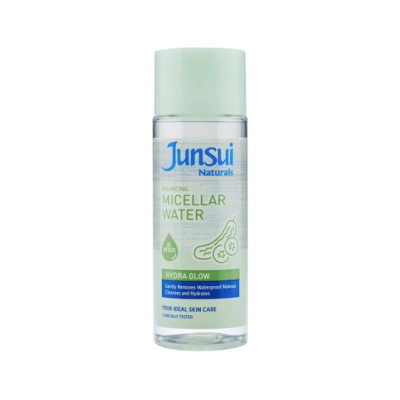 Junsui Naturals Micellar Hydra Glow Cleanser Makeup Remover, 140ml