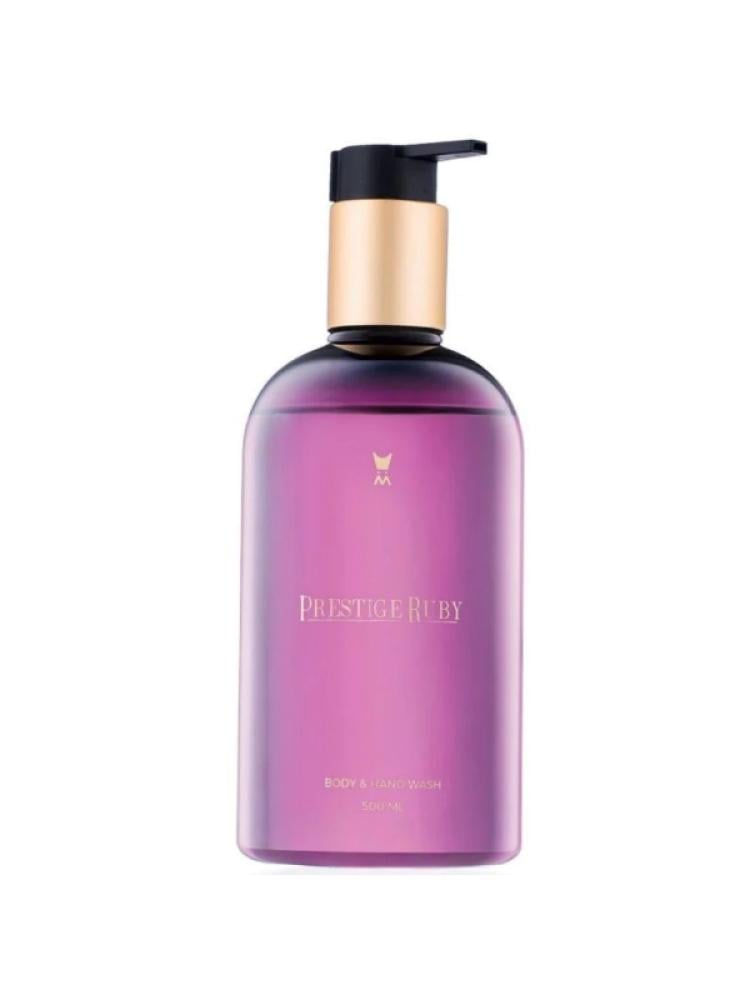 Long Lasting Fragrance Body Wash Ruby Amber & Musk Al Majed Oud 500ml
