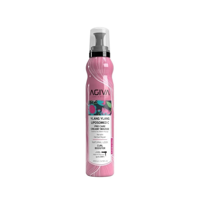 Agiva Ylang Ylang Keratin Hair Mousse Moisturizing Repairing 200ml