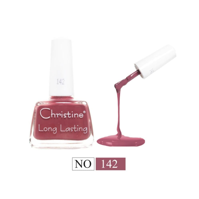 Christine Nail Polish, Glossy Finish, Shade 142