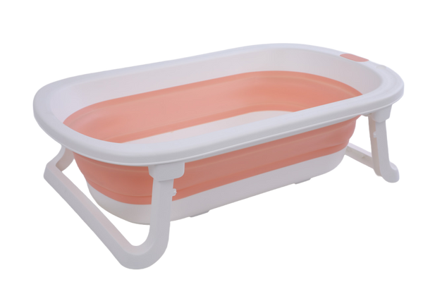 Buy Foldable Baby Bathtub Portable Space-Saving Pink Baby Love