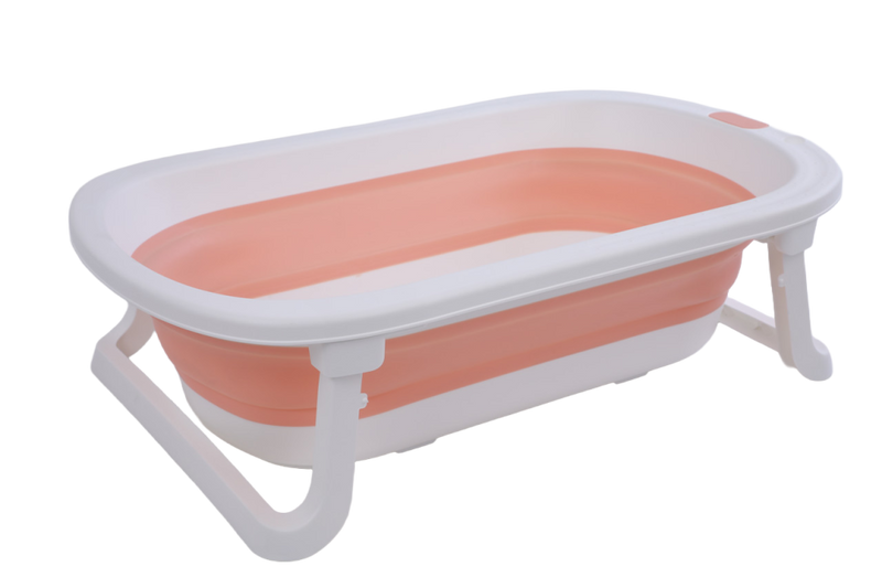 Buy Foldable Baby Bathtub Portable Space-Saving Pink Baby Love