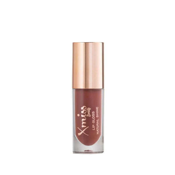 X Miss Beauty Lip Gloss, Vitamin E, Plant Collagen, Non-Sticky, 03